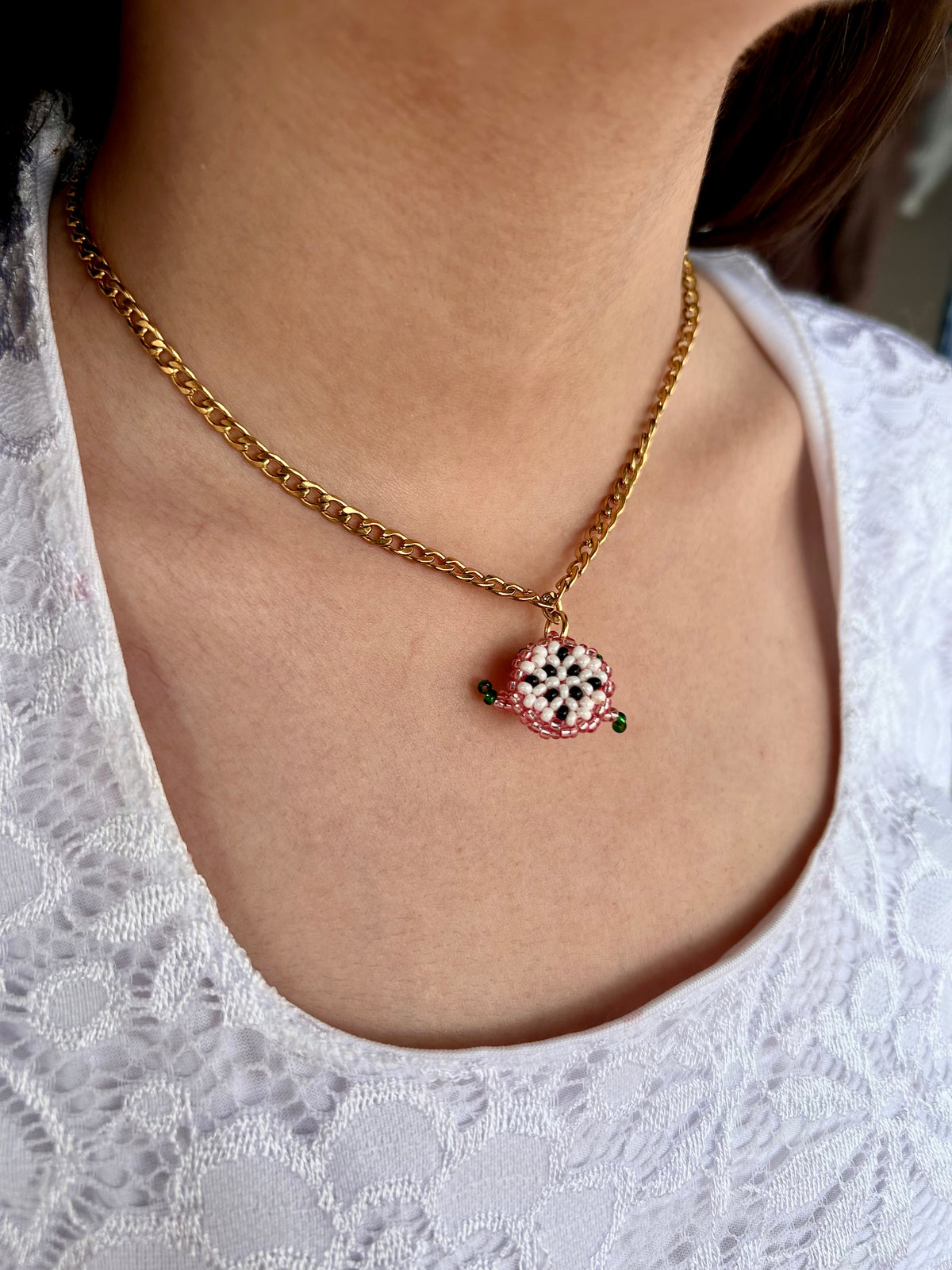 Collar dorado personalizable