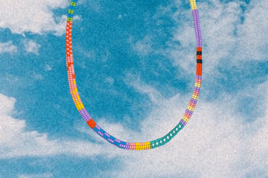 Collar prisma pastel