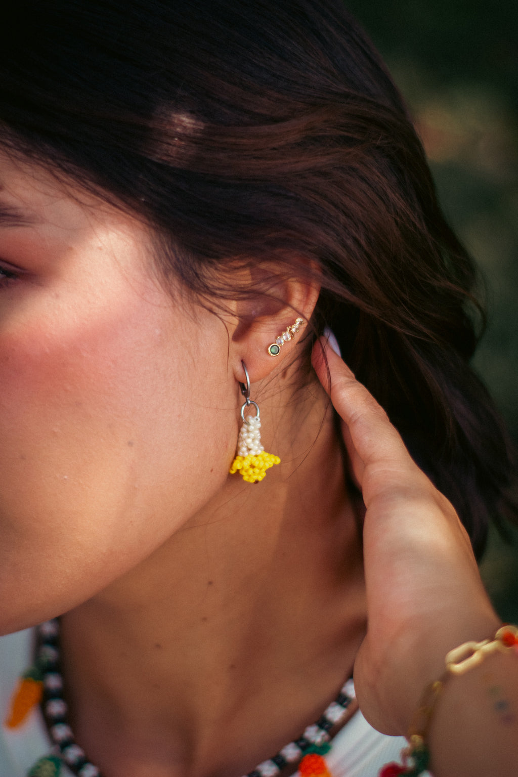 Aretes Banano
