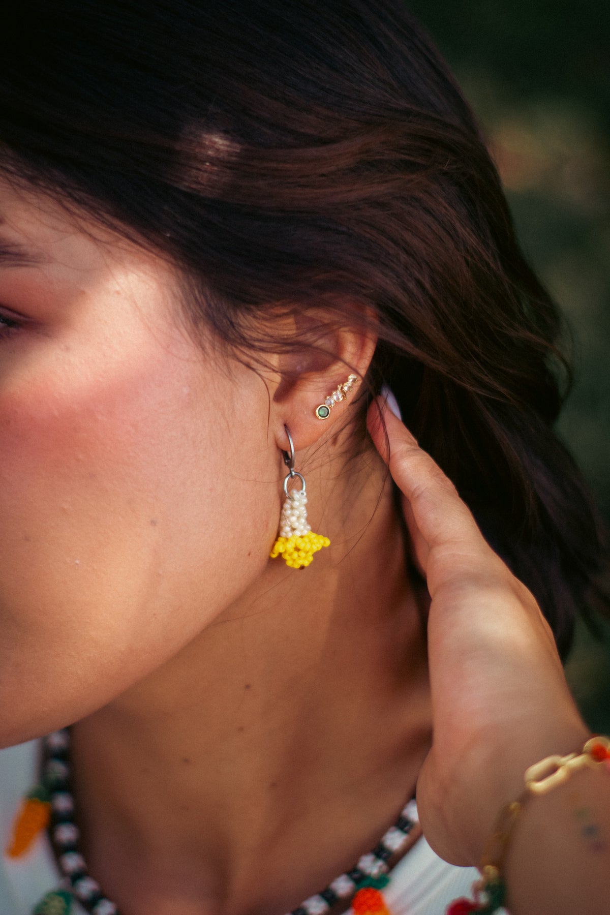 Aretes Banano