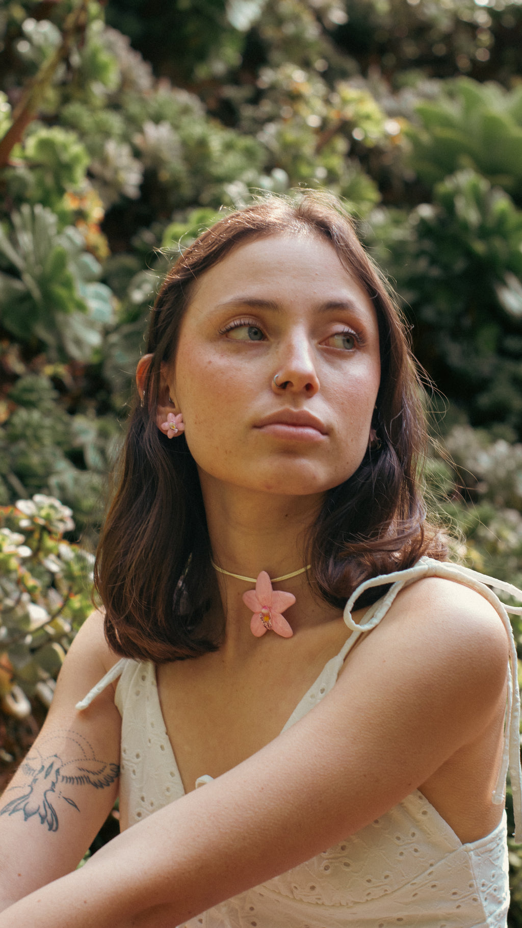 Collar Orquídea Rosada