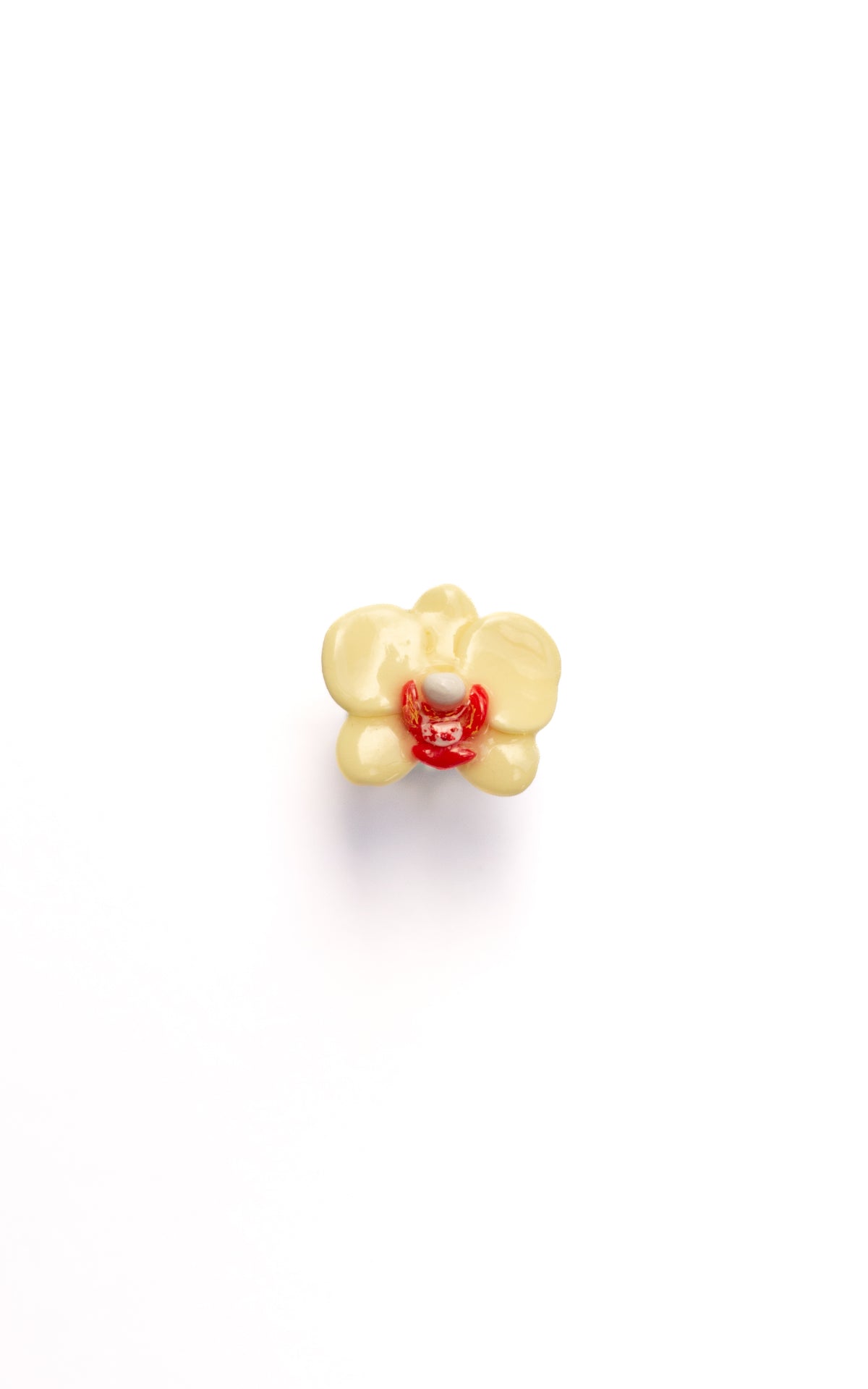 Anillo Orquídea Amarilla